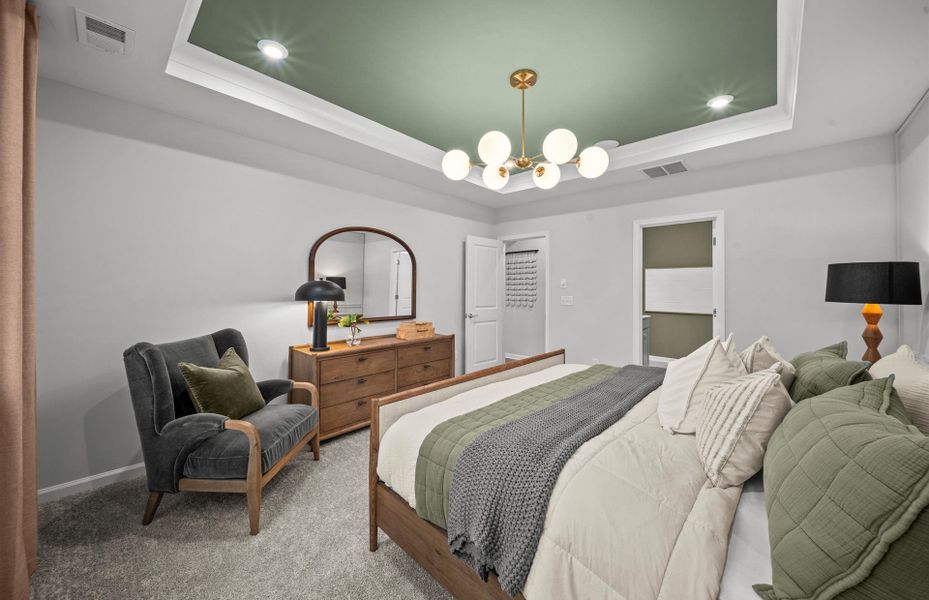Furnished interior view inside a new home in Sparrow Creek, Boiling Springs (Image 17).