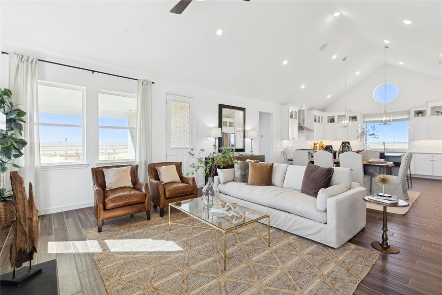 Bright and airy living space (*Photo not of actual home and used for illustration purposes only.)