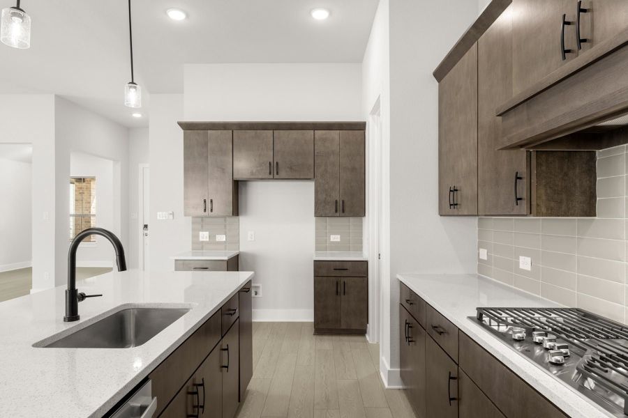 Furnished interior view inside a new home in Painted Tree, McKinney (Image 4).