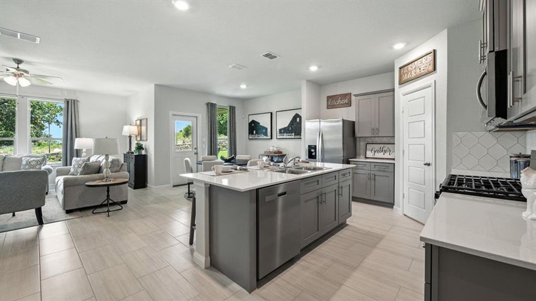 Furnished interior view inside a new home in Vista Park, Decatur (Image 8).