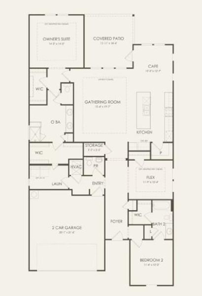 Pulte Homes, Prestige floor plan