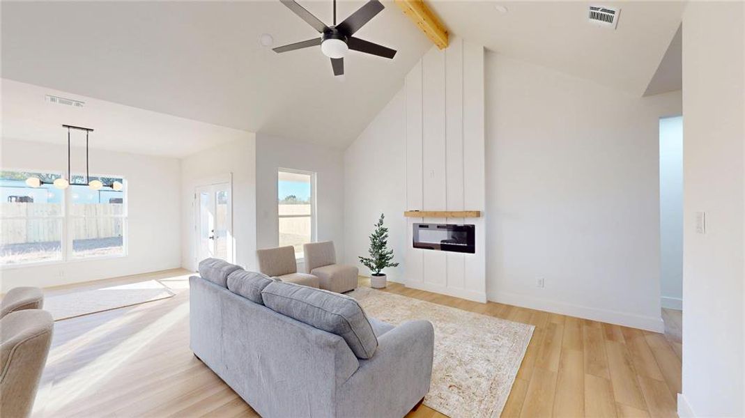 Furnished interior view inside a new home in , Fort Worth (Image 5). Furnished interior view inside a new home in , Fort Worth (Image 5).