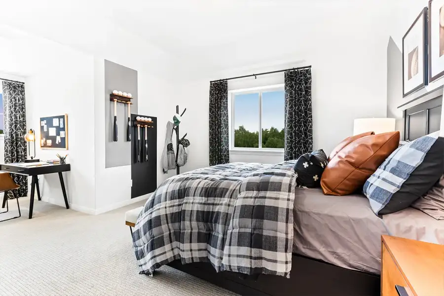 Furnished interior view inside a new home in Sutton Fields, Celina (Image 18).