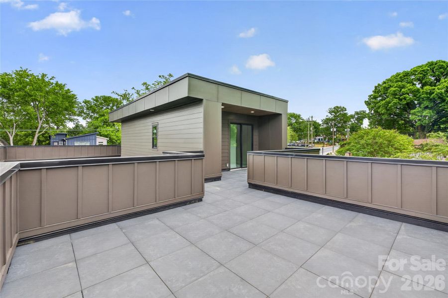Exterior details and patio area of a home in , Charlotte (Image 26).