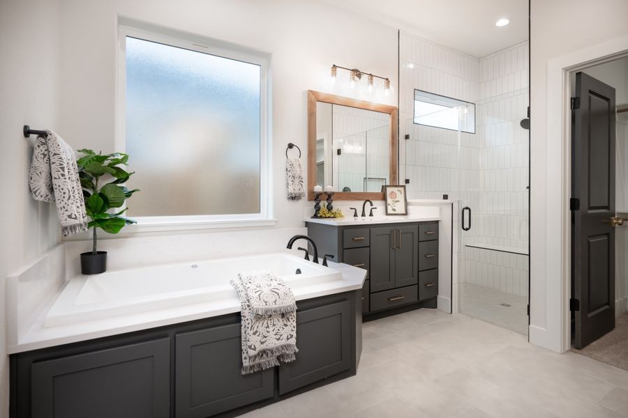 Representative furnished interior of a home built from the The Lydia by Reece Homes in Traditions, Bryan (Image 10).