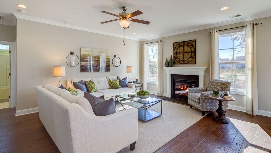 Furnished interior view inside a new home in Berkeley Bay, Ridgeville (Image 13).