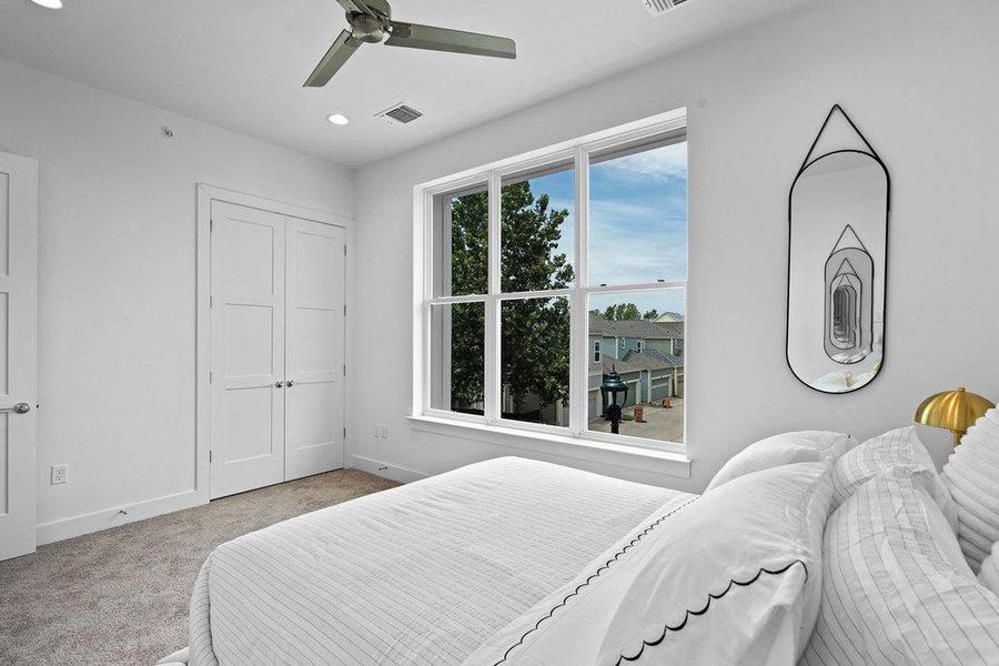 Furnished interior view inside a new home in , Austin (Image 23). Furnished interior view inside a new home in , Austin (Image 23).