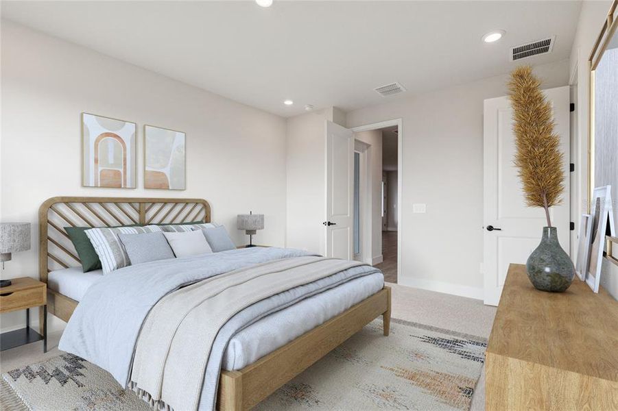 Furnished interior view inside a new home in Gracewater at Sarasota, Sarasota (Image 13).