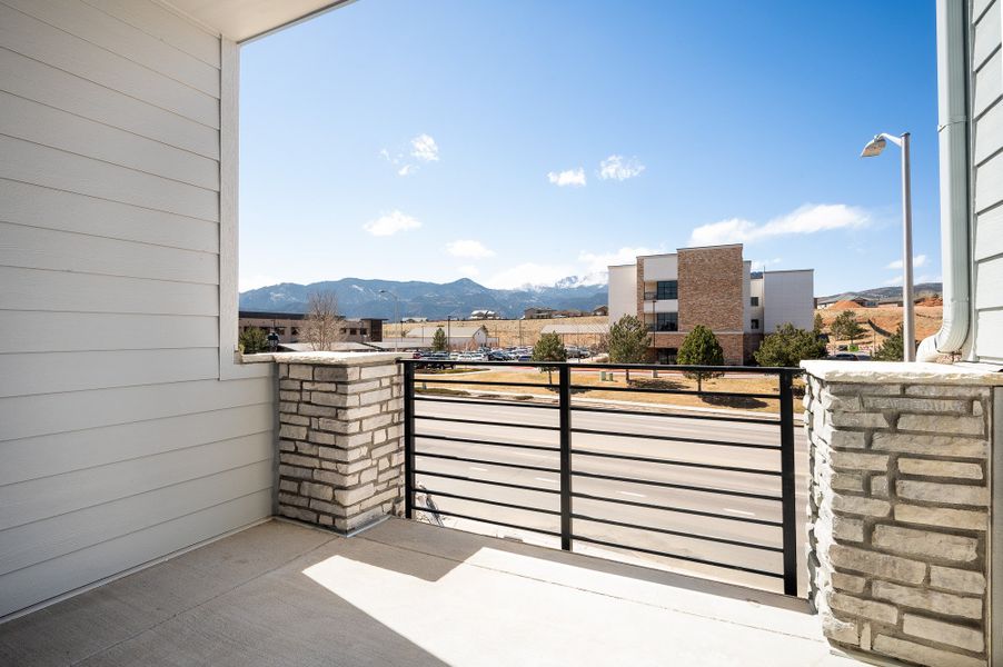 Representative exterior photo of a completed home built from the Oliver by Lokal Homes in The Commons at Victory Ridge, Colorado Springs, CO (Image 21).