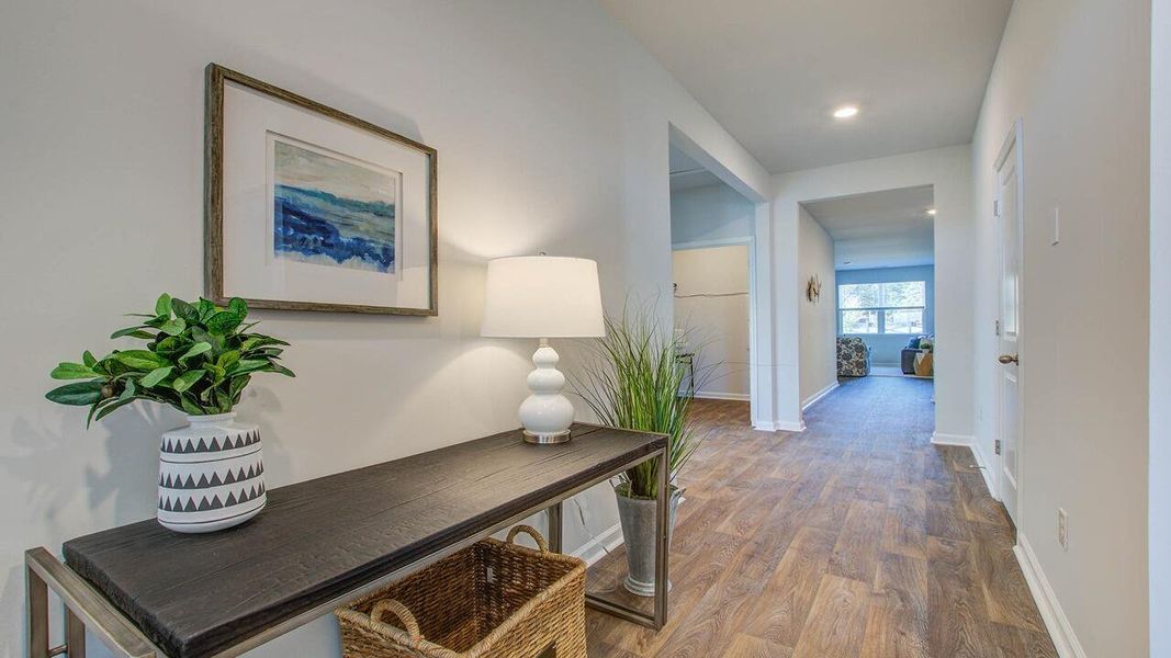 Furnished interior view inside a new home in The Ranch, Holly Hill (Image 19). Furnished interior view inside a new home in The Ranch, Holly Hill (Image 19).