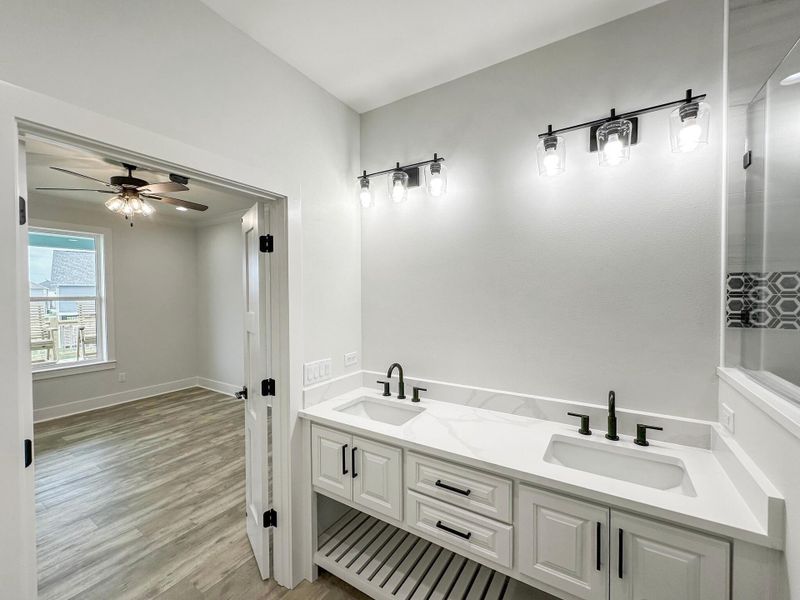 Furnished interior view inside a new home in , Crystal Beach (Image 5). Furnished interior view inside a new home in , Crystal Beach (Image 5).