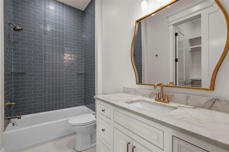 Furnished interior view inside a new home in , Woodway (Image 16).