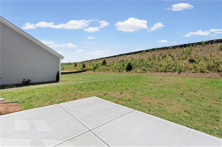 Exterior details and patio area of a home in Hidden Fields, Hoschton (Image 30). Exterior details and patio area of a home in Hidden Fields, Hoschton (Image 30).