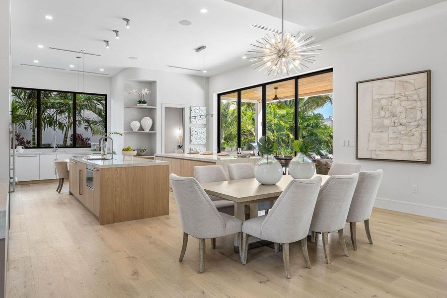 Furnished interior view inside a new home in , Boca Raton (Image 70).