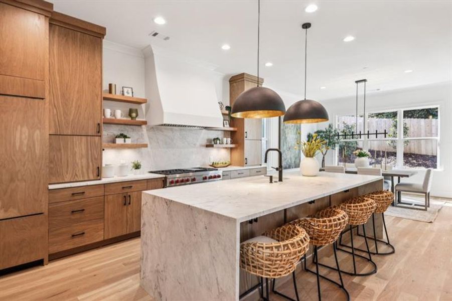 Furnished interior view inside a new home in , Marietta (Image 35).
