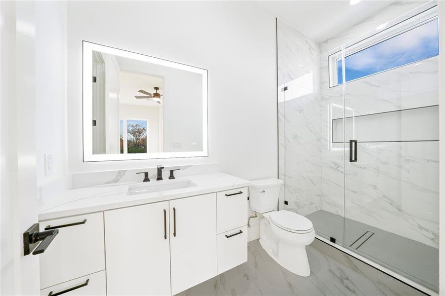 Furnished interior view inside a new home in , Heath (Image 16).