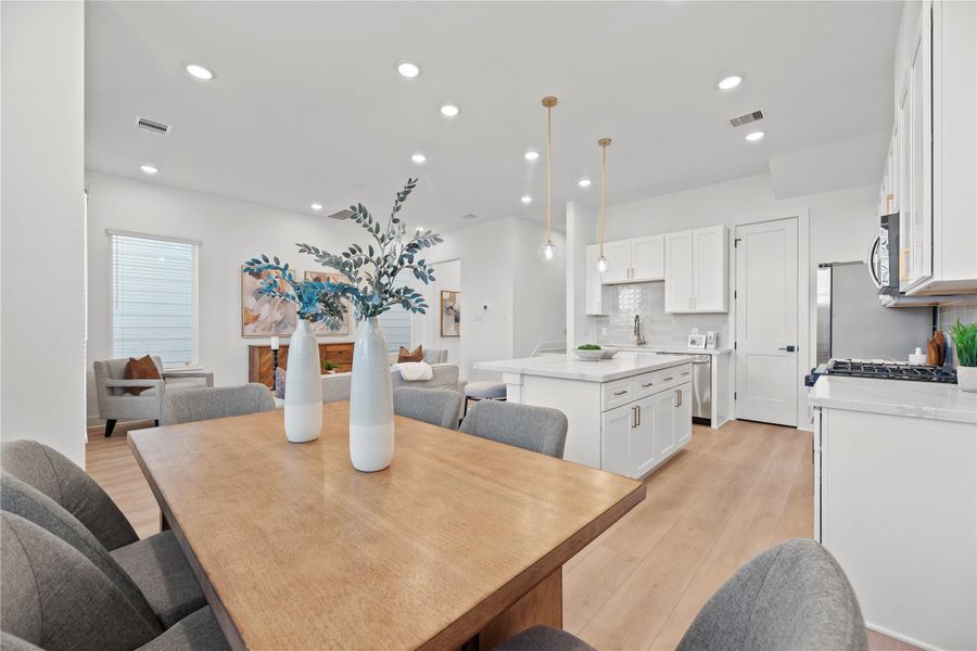 Furnished interior view inside a new home in , Houston (Image 14).