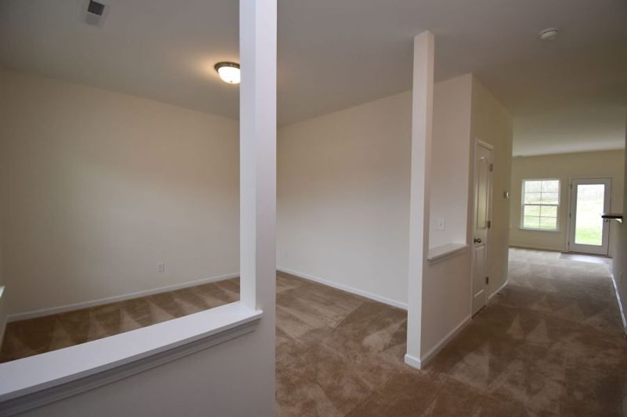 Representative unfurnished interior of a home built from the Irvine by Keystone Homes NC in Brassfield Meadows, Burlington (Image 23).