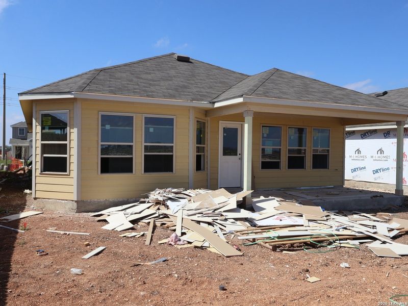 In-progress construction of a new home in Meadows at Clear Springs, New Braunfels, TX (Image 22).