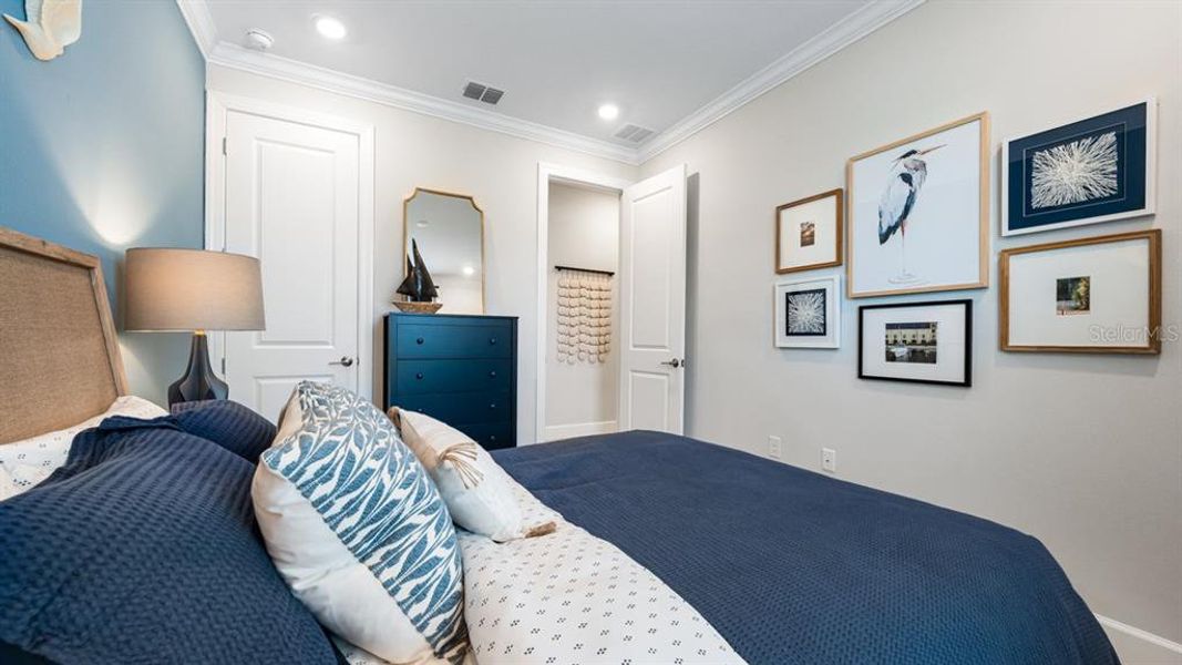 Furnished interior view inside a new home in Esplanade at Wiregrass Ranch, Wesley Chapel (Image 23).