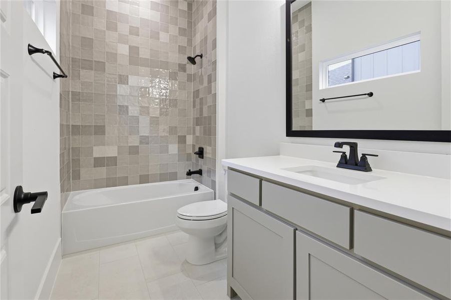 Furnished interior view inside a new home in The Grove, North Richland Hills (Image 7).
