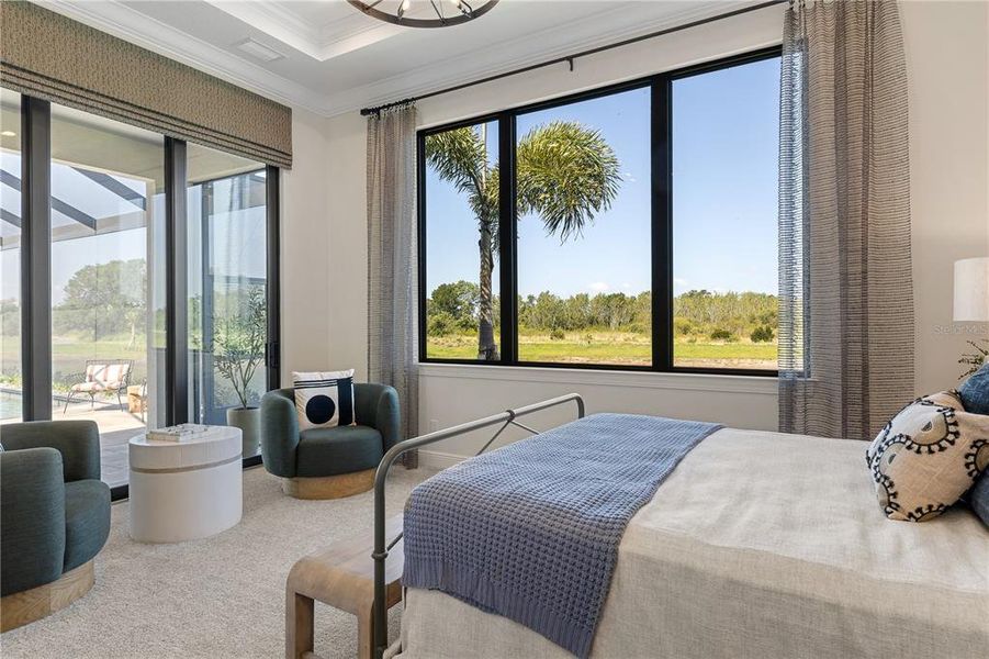 Furnished interior view inside a new home in , Sarasota (Image 14).