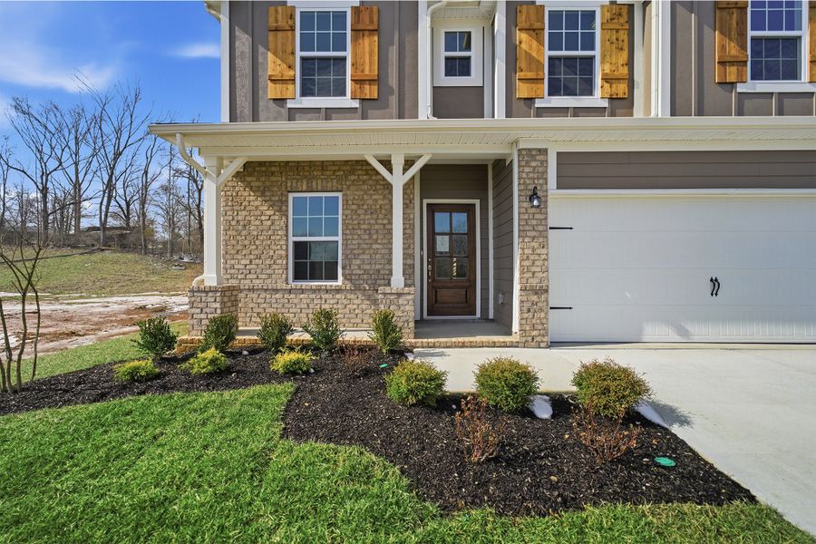 Exterior details and patio area of a home in Brush Creek, Fairview (Image 3).