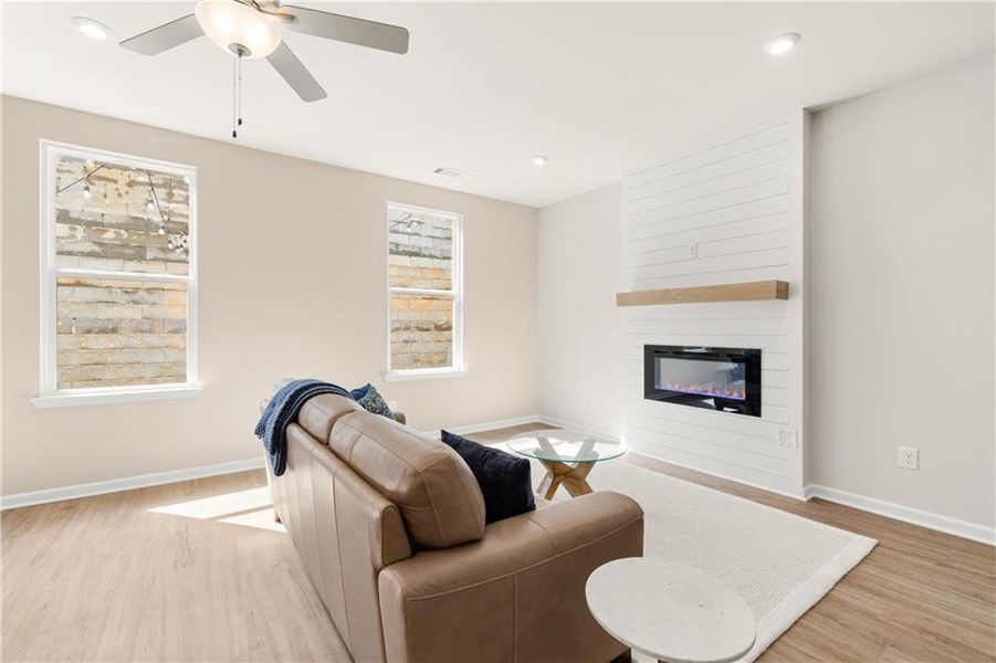 Furnished interior view inside a new home in The Village at Shallowford, Kennesaw (Image 8).