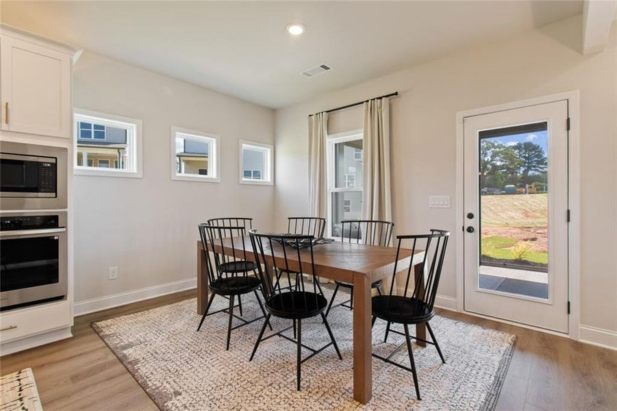 Furnished interior view inside a new home in Crofton Place Enclave, Snellville (Image 32).