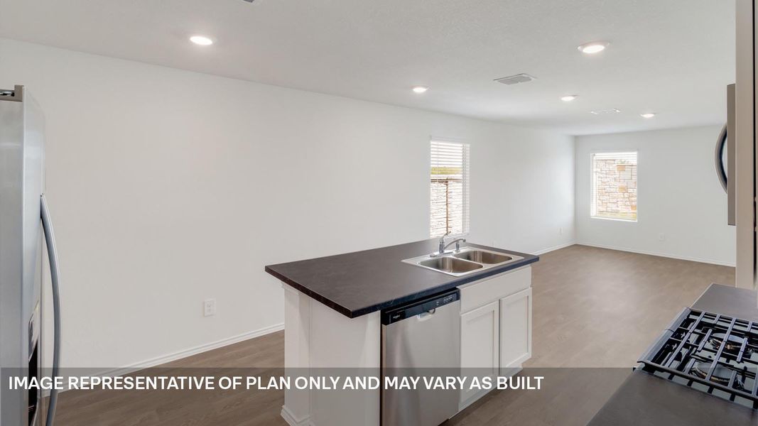 Furnished interior view inside a new home in Prairie Lakes, Buda (Image 5).