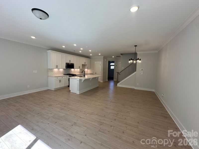 Spacious, unfurnished interior of a new home in Blythe Mill Townhomes, Waxhaw (Image 13).