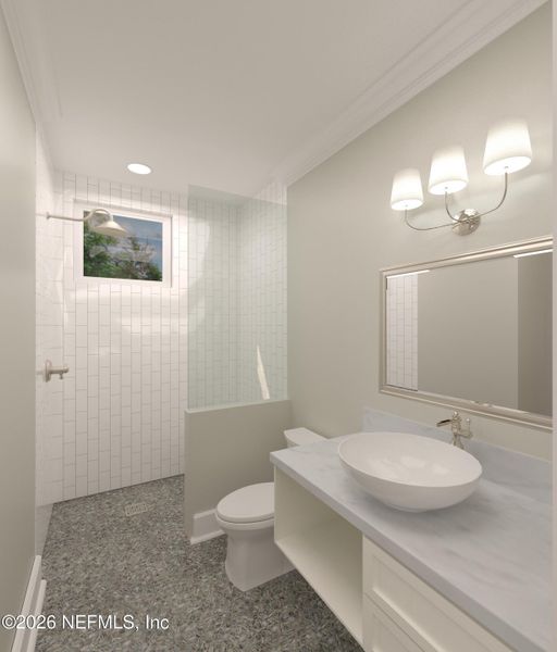 Furnished interior view inside a new home in , Atlantic Beach (Image 6).