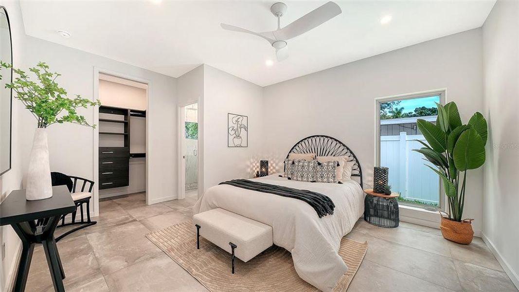 Furnished interior view inside a new home in , Sarasota (Image 58).
