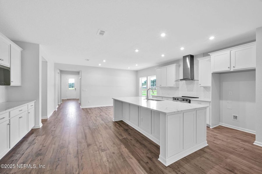 Furnished interior view inside a new home in McGirt's Creek, Yulee (Image 8).