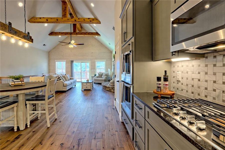 Furnished interior view inside a new home in , Hiawassee (Image 6).