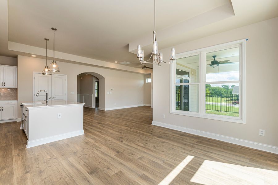 Representative unfurnished interior of a home built from the Salerno by McKee Homes in The Cottages at 78 North, Sanford (Image 7).