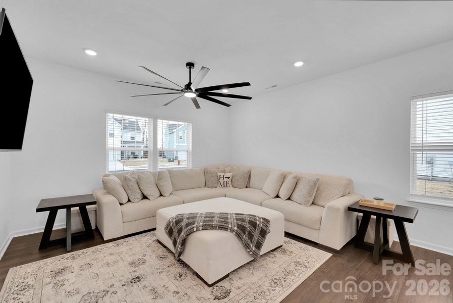 Furnished interior view inside a new home in , Wingate (Image 7).