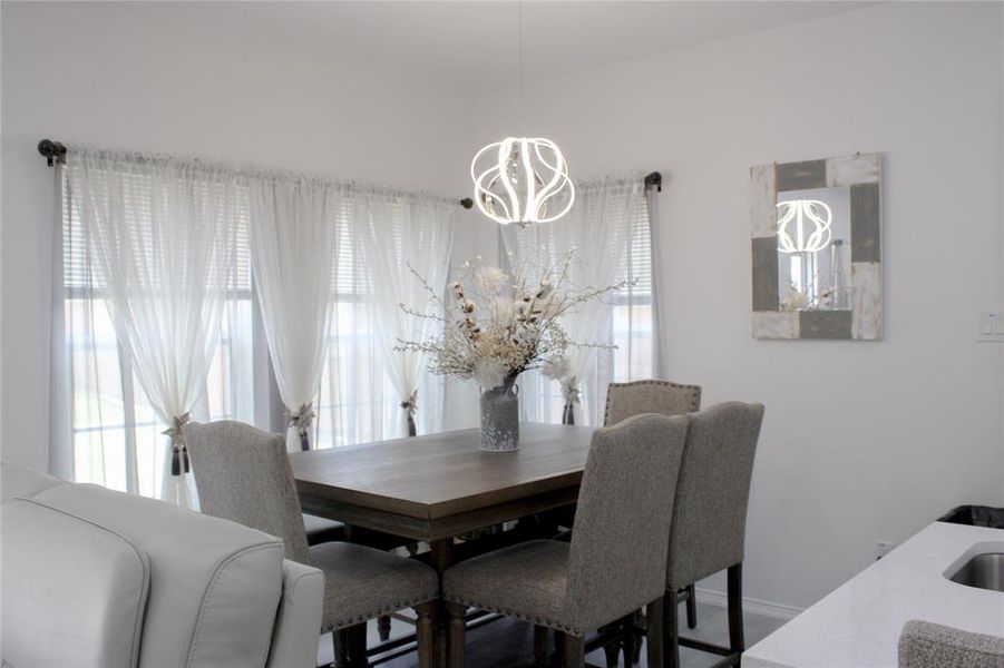 Furnished interior view inside a new home in , Granbury (Image 29).