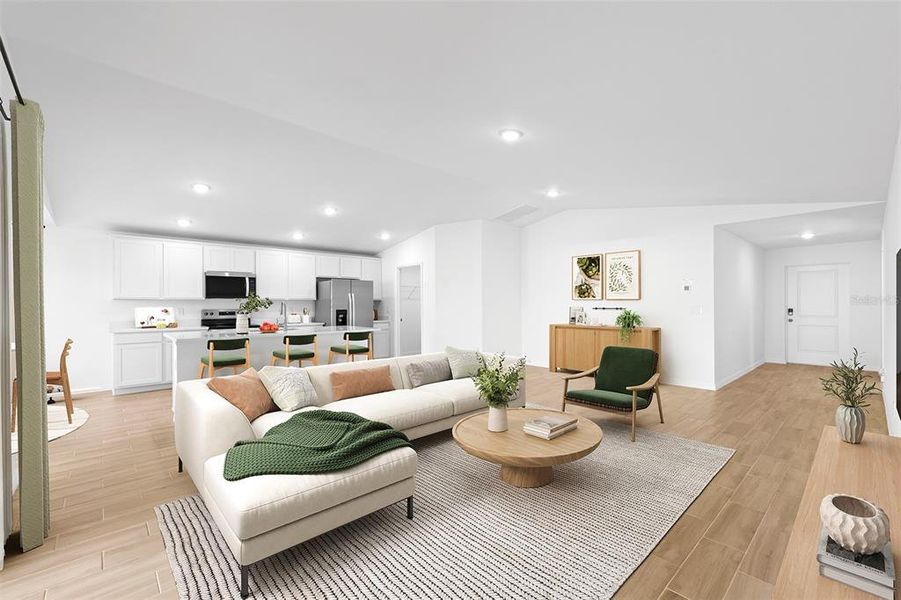 Furnished interior view inside a new home in , Port Charlotte (Image 9).