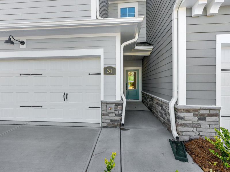 Exterior details and patio area of a home in Westview Towns, Waxhaw (Image 4).