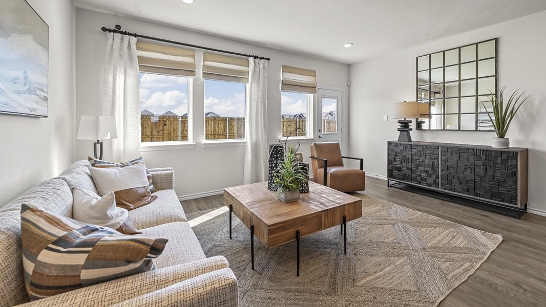 Furnished interior view inside a new home in Arbor Trails North, Princeton (Image 4).