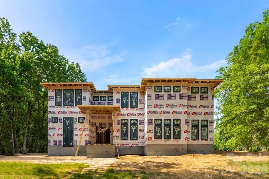 In-progress construction of a new home in , Charlotte, NC (Image 9).