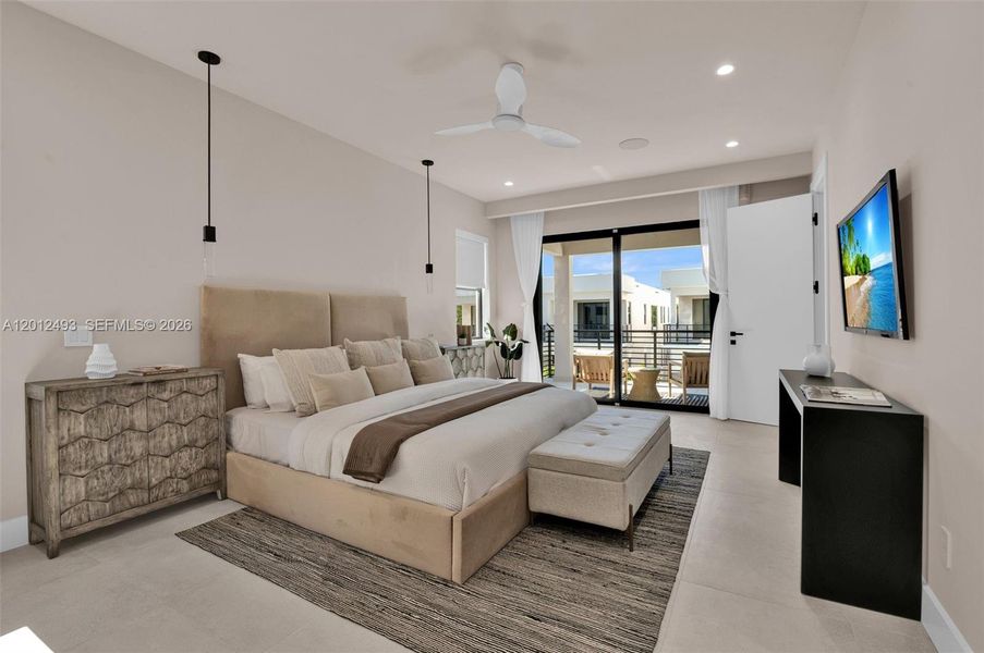 Furnished interior view inside a new home in , Fort Lauderdale (Image 15).
