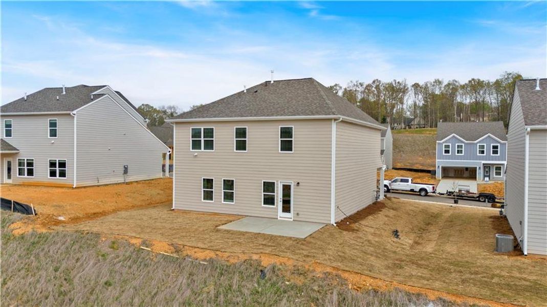 Exterior details and patio area of a home in , Rockmart (Image 14). Exterior details and patio area of a home in , Rockmart (Image 14).