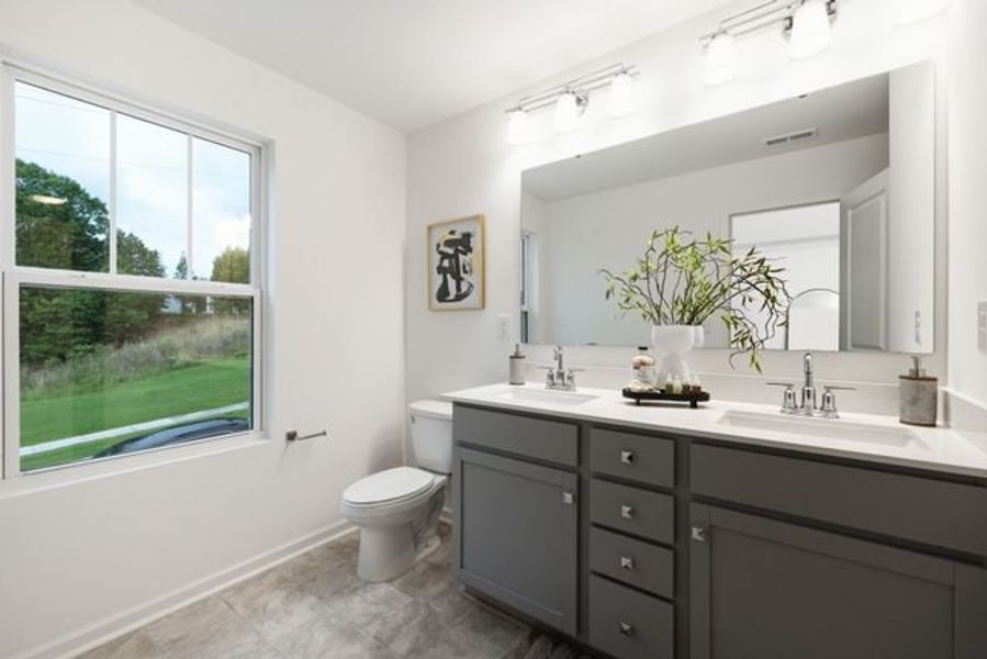 Representative furnished interior of a home built from the Shepherd by True Homes in Edgewater - Cottage Greens, Lancaster (Image 33). Representative furnished interior of a home built from the Shepherd by True Homes in Edgewater - Cottage Greens, Lancaster (Image 33).