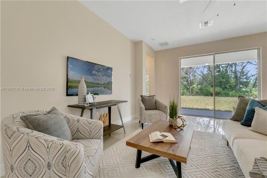 Furnished interior view inside a new home in , Kissimmee (Image 5).