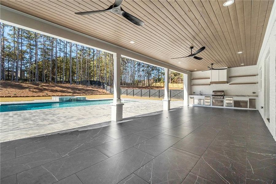 Exterior details and patio area of a home in , Bethlehem (Image 3).
