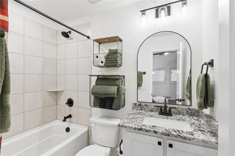 Upstairs off the gameroom