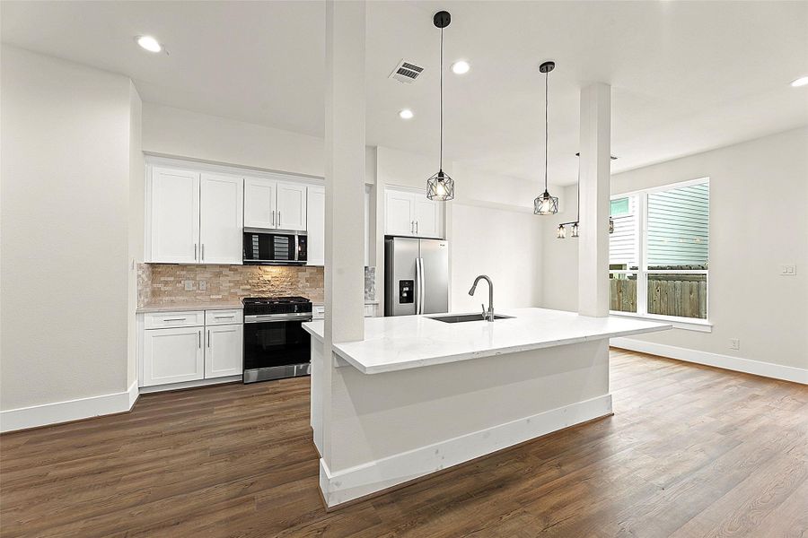 Furnished interior view inside a new home in , Houston (Image 17).