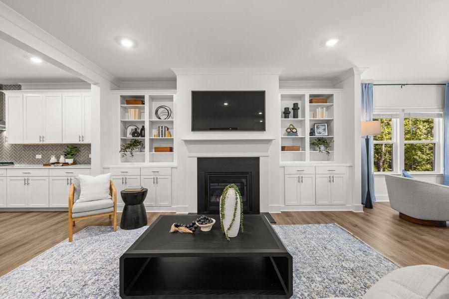 Furnished interior view inside a new home in Twelve Parks 55+, Sharpsburg (Image 3).